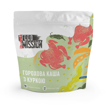 Сушені продукти Food Mission Горохова каша з куркою