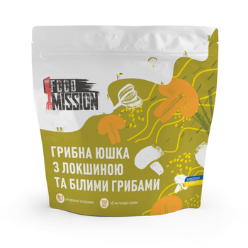 Сушені продукти Food Mission Грибна юшка з локшиною та білими грибами
