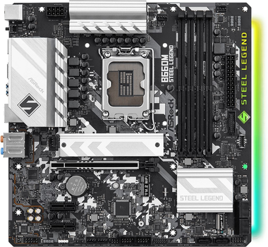 Материнская плата ASRock B660M Steel Legend (s1700, Intel B660, PCI-Ex16)