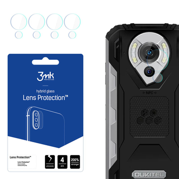 Комплект захисного скла 3MK Lens Protection для камери Oukitel WP16 4 шт (5903108464697)