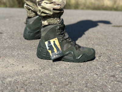 Тактичні армійські берці AK військові демісезонні берці Tactic чоловічі черевики Waterproof олива 44 розмір (Berc-AK-coyote-44)