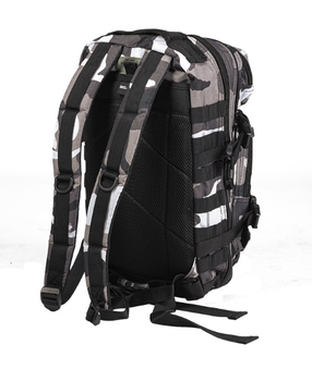 Рюкзак тактичний 20Л Чорно-білий Mil-Tec US ASSAULT PACK SM URBAN (14002022-20)