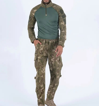 Тактичний чоловічий літній костюм сорочка та штани Камуфляж S (40891) Kali