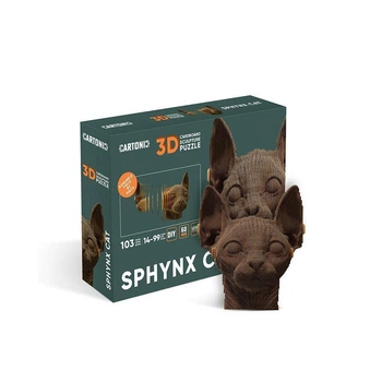 3D Пазл Картонный Cartonic Кошка Сфинкс 103 детали