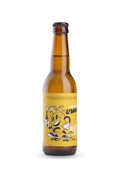 Крафтовий лимонад середньогазований Black Fox Bitter Lemon 330 мл