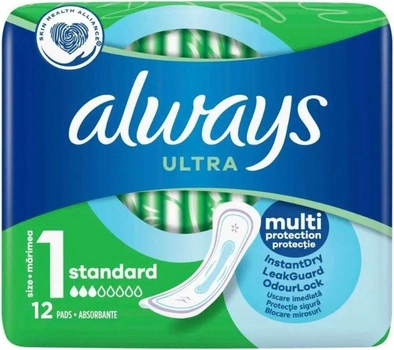 Podpaski higieniczne Always Ultra Standard 12 szt (4015400403807)