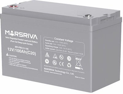 Акумуляторна батарея Marsriva MR-PBG12-100 12V 100Ah Pure Gel