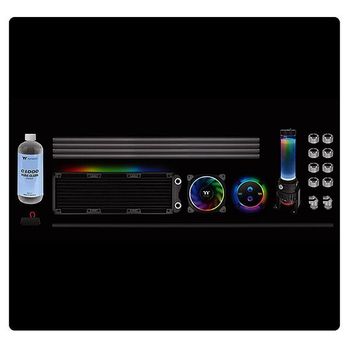 Набір для збирання системи рідинного охолодження Thermaltake Pacific M360 Plus D5 Hard Tube Water Cooling Kit (CL-W218-CU00SW-A)