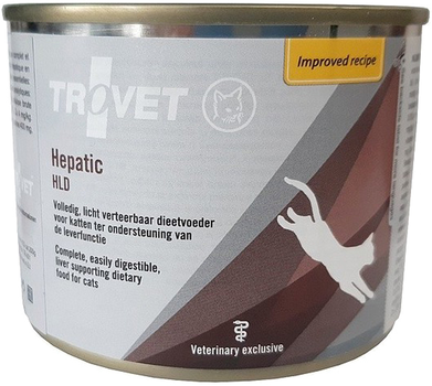 Вологий корм для котів Trovet Hepatic HLD зі свіжою куркою 200 г (8716811031639)