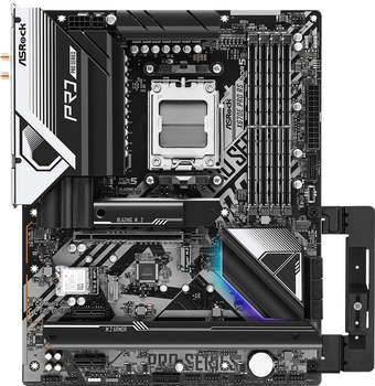 Материнська плата ASRock X670E Pro RS (AM5, AMD X670E, PCI-Ex16)