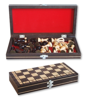 Настільна гра Abino Класичні шахи дерев'яні (5907438272847)