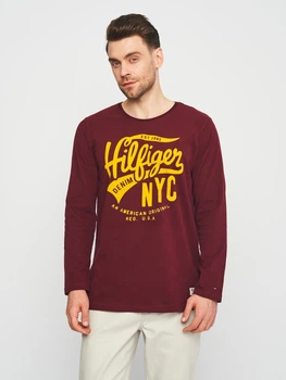 Світшот чоловічий Tommy Hilfiger 6941. 40 2XL Бордовий