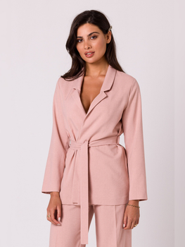 Піджак подовжений жіночий BeWear B253 1411585 2XL Pink (5905563705223)