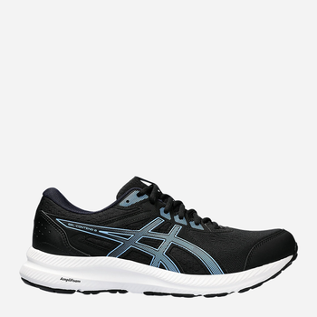 Чоловічі кросівки для бігу ASICS Gel-Contend 8 1011B492-011 40 (7US) 25. 2 см Чорний/Синій (4550456740693)