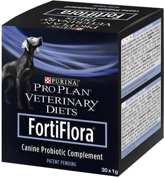 Упаковка додаткового корму для собак Purina Pro Plan FortiFlora Veterinary Diets 1 г x 30 шт. (8445290041074)