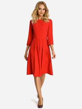 Sukienka trapezowa damska Made Of Emotion M335 XL Czerwona (5902041196870)