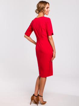 Sukienka Made Of Emotion M455 2XL Czerwona (5903068454622)
