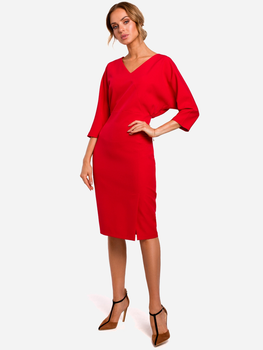 Sukienka ołówkowa damska Made Of Emotion M464 XL Czerwona (5903068456084)