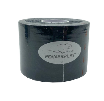 Кинезиологический тейп PowerPlay 500х5 см (fit0011577) Черный