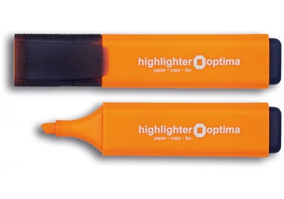 Маркер текстовий помаранчевий OPTIMA O15809-06