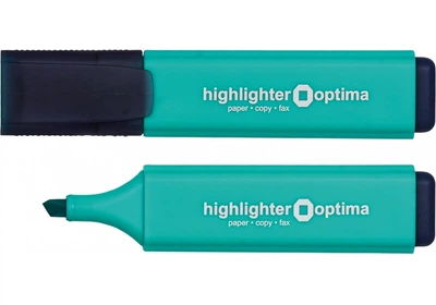 Маркер текстовий бірюзовий OPTIMA O15809-21