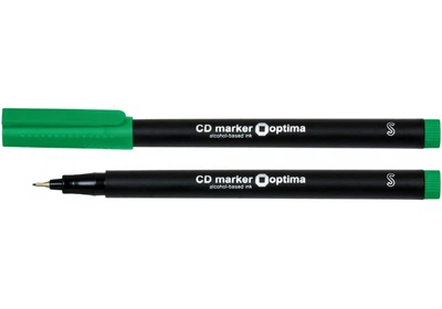 Маркер перманентний (спиртовий) для CD OPTIMA 0,4 мм, зелений (O16108-04)