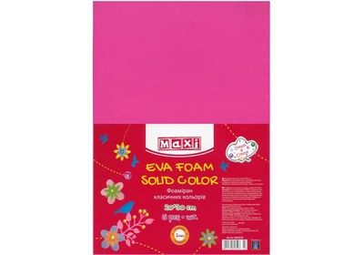 Фоамиран на клейкой основе, 20х30 см, 2 мм, розовый (MX61783)