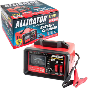 Зарядное устройство АКБ Alligator 6/12V, 10А