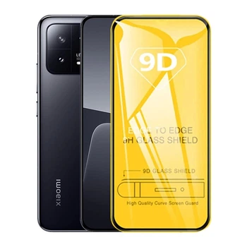 Защитное стекло TDG 9D для Xiaomi 13 черный Full Glue 0,26 мм