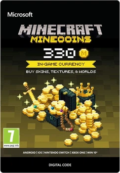 Minecraft Java Bedrock Edition: 330 Minecoins для ПК (Ключ активації Microsoft)