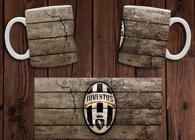 Чашка белая керамическая"ФК Ювентус" Juventus ABC