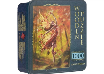 Stella Пазл деревянный Фея осени, 1000 эл. (жестяная коробка) (10015)