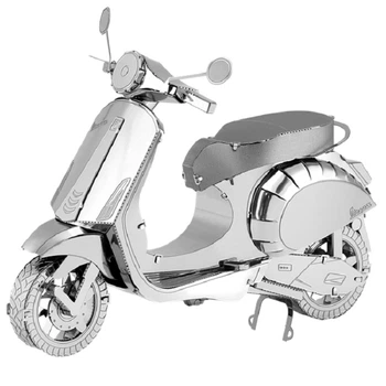 3D металевий пазл і сувенір Мопед Vespa Primavera 150