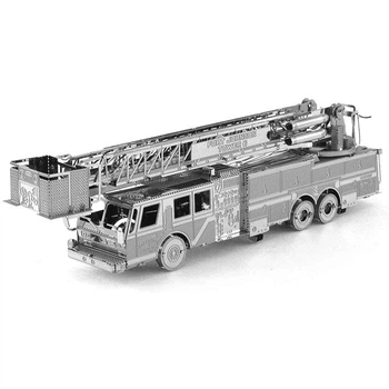 3D металевий пазл і сувенір Пожежна машина (Fire Engine)