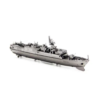 3D металевий пазл і сувенір Корабель Type 056 Corvete