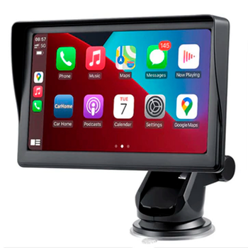 Автомобільний мультимедійний відеоплеєр BauTech 7 дюймів Apple Carplay, Android авто Чорний (1013-022-00)