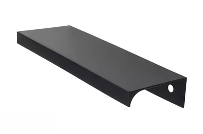 Ручка-планка в торець LEEDIS B-6805-64 (80mm) Чорна