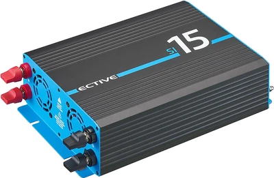 Інвертор із чистою синусоїдою ECTIVE SI 15 1500 Вт 12 В Чорно-синій (SI 15)