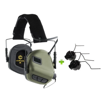 Активні навушники Earmor M31 Mark 3 MilPro + кріплення на каску шолом (15199kr)