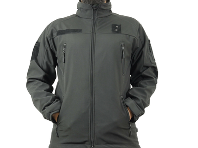 Куртка Vik-Tailor SoftShell з липучками для шевронів Black 58