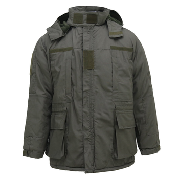Куртка тактична з врізними кишенями Ріп-Стоп Сіра (полин) 58