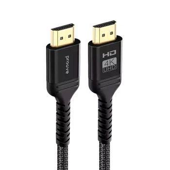 Кабель Proove PlayBack HDMI to HDMI | Male/Male, 4K, HDMI 2.0, 18 Гбит/с | 1шт, Нейлон, Черный | 3м