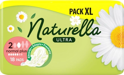 Podpaski higieniczne Naturella Ultra Normal Plus (rozmiar 2) 18 szt (8006540098257)