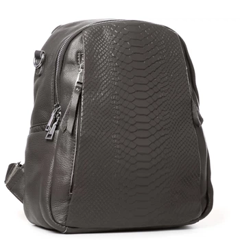 Жіноча сумка-рюкзак з натуральної м'якої шкіри Alex Rai PR-230928-38210 зелений