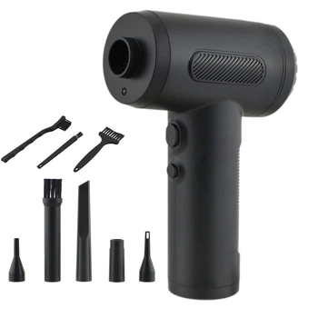 Аккумуляторный ручной компрессор Air Duster X075 для продувки Black