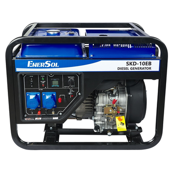 Дизельный генератор Kit Energy EnerSol SKD-10EB 230B 50Гц 10кВт 1 фаза с электростартером