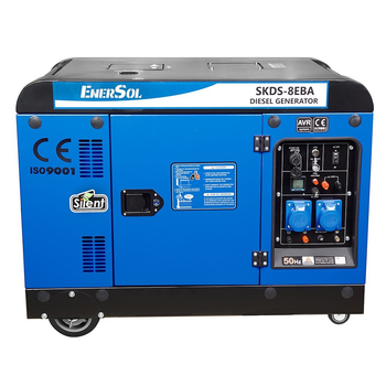 Дизельный генератор Kit Energy EnerSol SKDS-8EBA 230B 50Гц 8кВт 1-3 фазы с электростартером