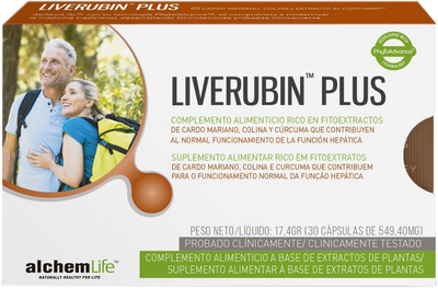 Дієтична добавка Alchemlife Liverubin Plus 30 капсул (7640178390737)