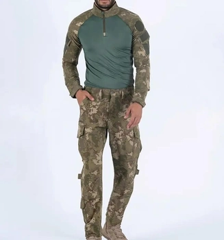мужской летний костюм рубашка и штаны Камуфляж M (Kali)