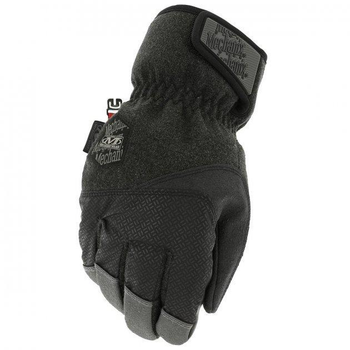 Зимові тактичні рукавички Mechanix Coldwork WindShell Чорний із сірим S (Kali)